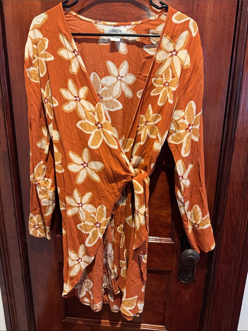Yireh wrap mini dress